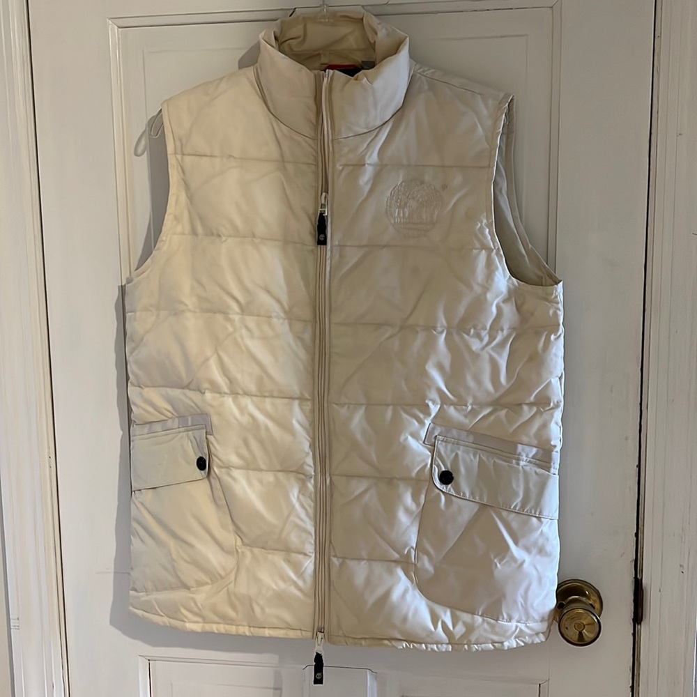 Timberland Off-White Vest/Shell with Deep Pockets
